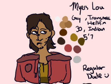 cropped image of Myers from his reference sheet